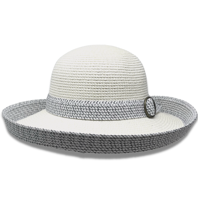 Belfiore Blanco Sombrero Protección Solar UPF50+ Mujer Illums